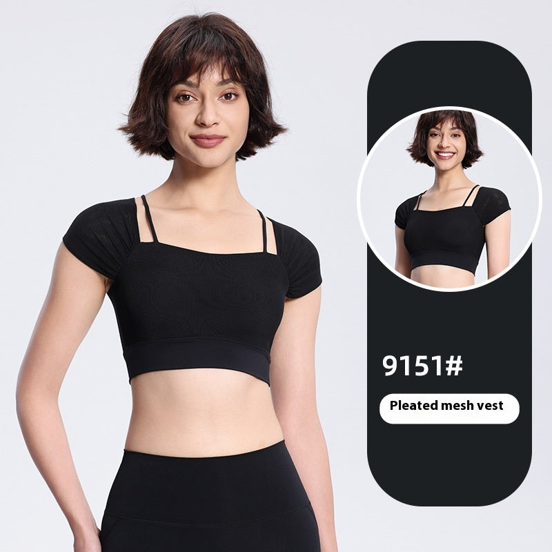 Professional Yoga Sports Underwear With Chest Pad Shockproof
