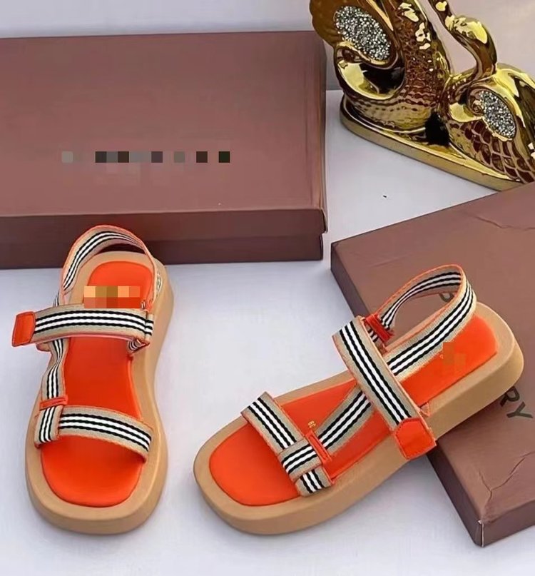 Velcro Ankle-strap Buckle Women's Open Toe Sandals