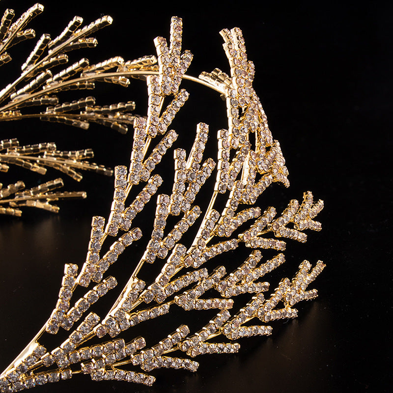 Diamond-studded Fairy Bride Hair Accessory