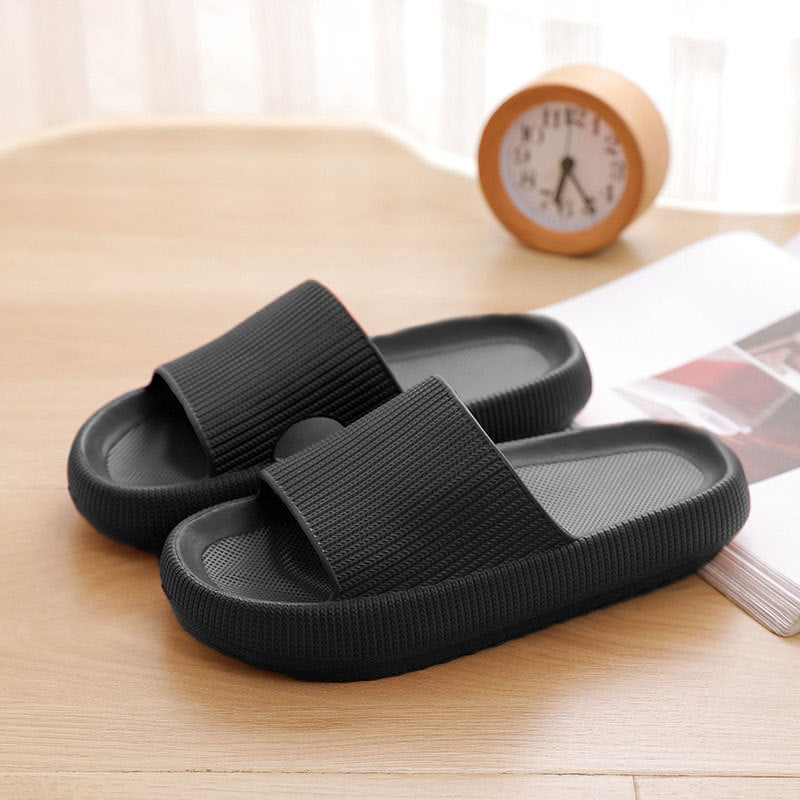 Summer Home Household Bath EVA Solid Sandals And Slippers