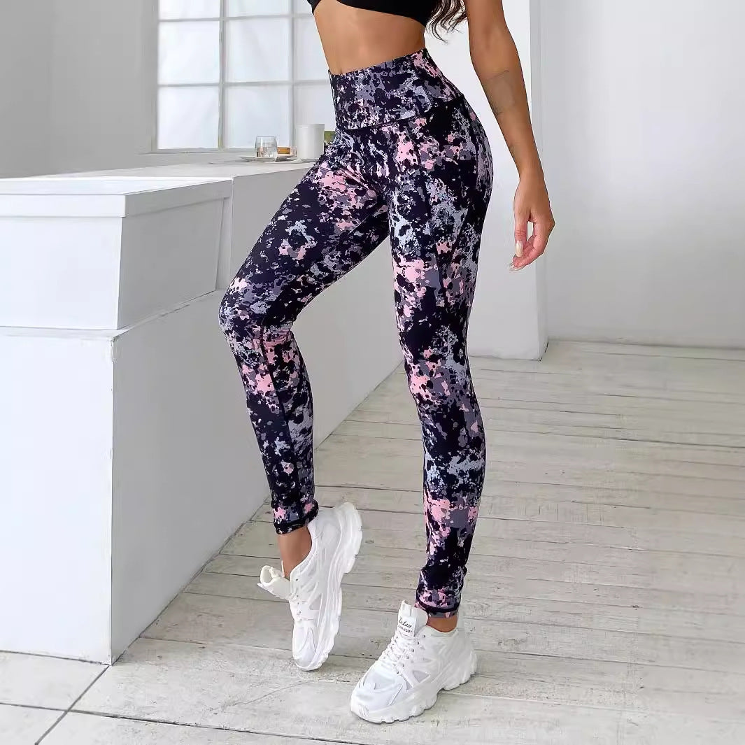 Women's New Arrival Printed High-Waisted Soft And Comfortable Leggings For Outerwear