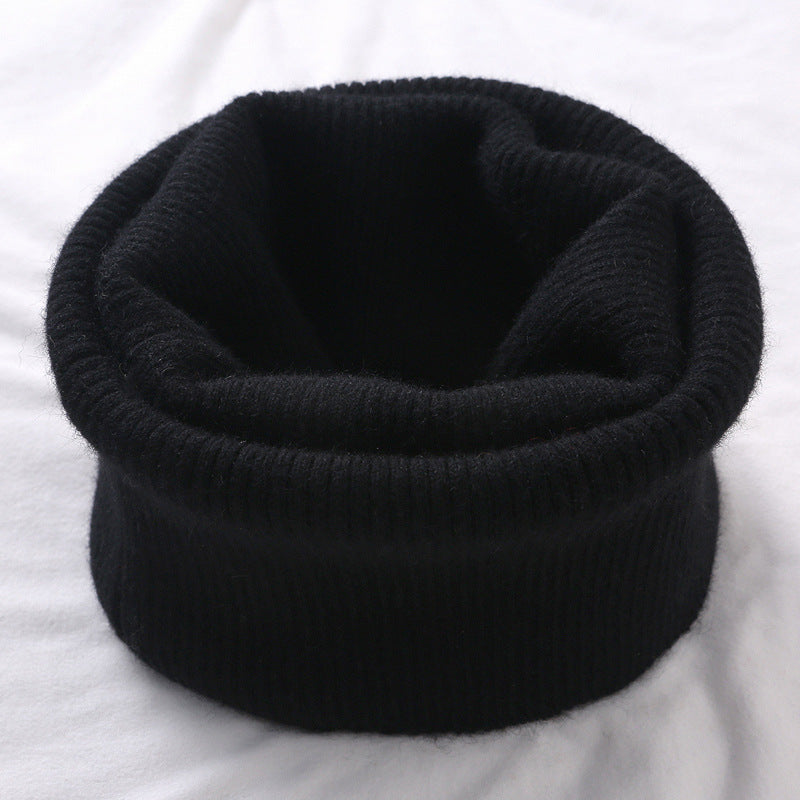 Wool Neck Warmer Knitted Scarf