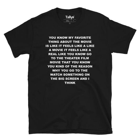 Simple And Creative Printing Short Sleeve