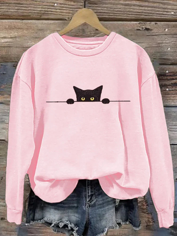 Creative Christmas Men's And Women's Loose Round Neck Sweater