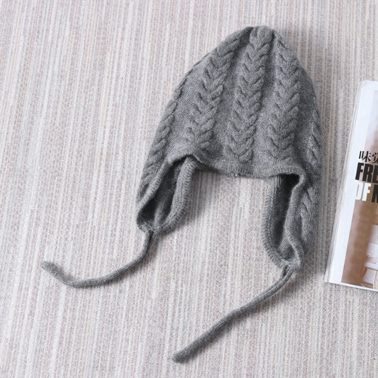 Versatile Knitted Wool Twist Ear Guards