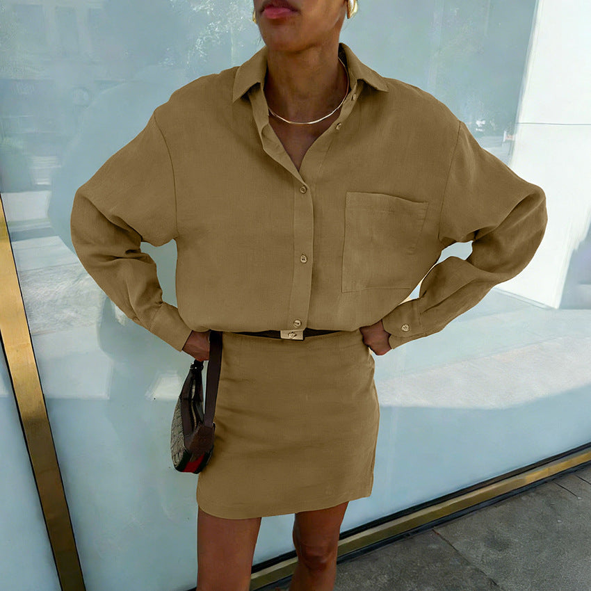 New Stylish Casual Commuting-style Skirt Set