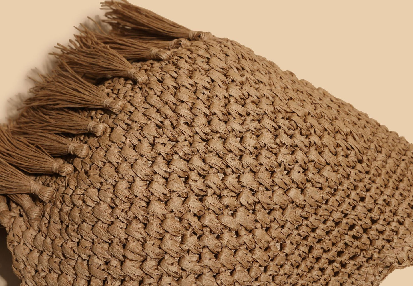 Tassel Straw Weaving Bag Weaving Girl