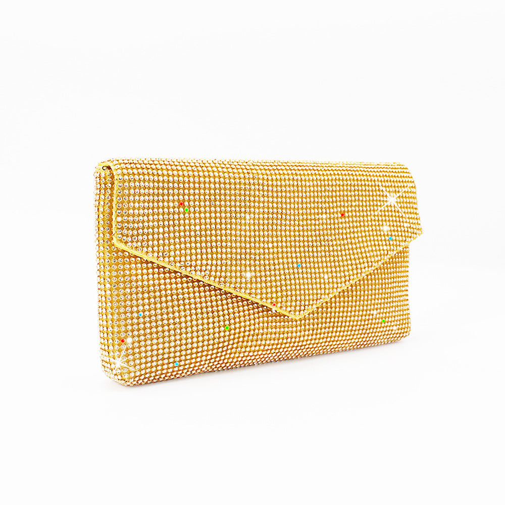 BLINGBING Rhinestone Ladies Dinner Bag Mesh Rhinestone Clutch