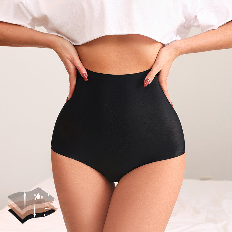 High Waist Four Layer Large Size Physiological Pants