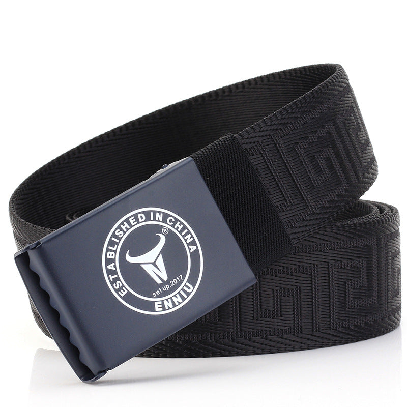 Nylon Outdoor Leisure Metal Buckle Belt