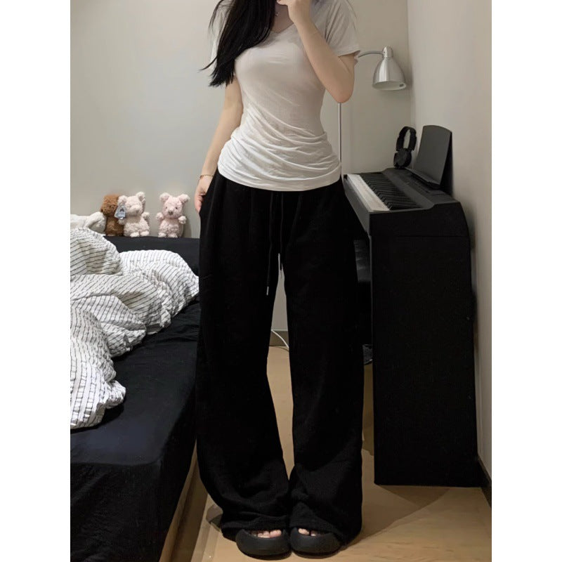 American-style Lazy Low Waist Casual Sports Pants