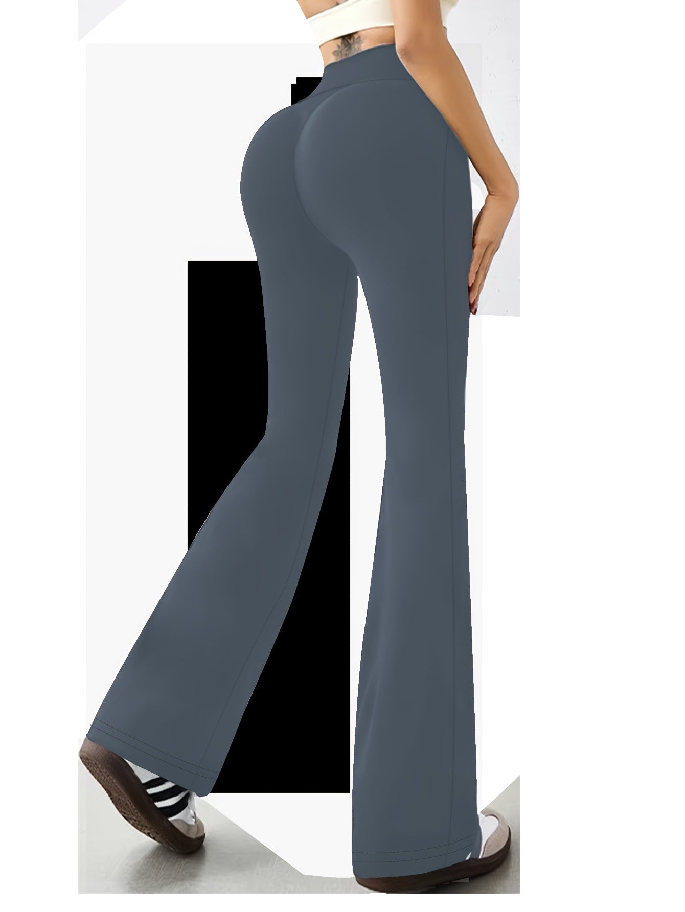 1 Pair Of Women's Bootleg Yoga Pants