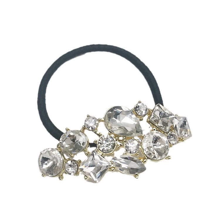 Enkelt rhinestone-hårpynt Mode hårelastikker