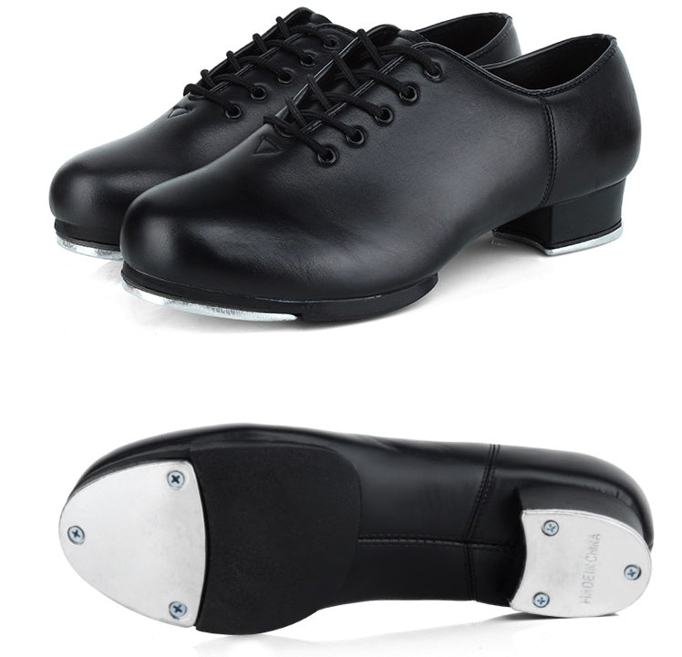 Fashion Women's Faux Leather Soft Sole Tap Shoes
