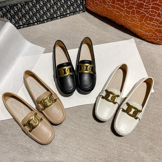 Soft Bottom Buckle Women's Platform Shoes