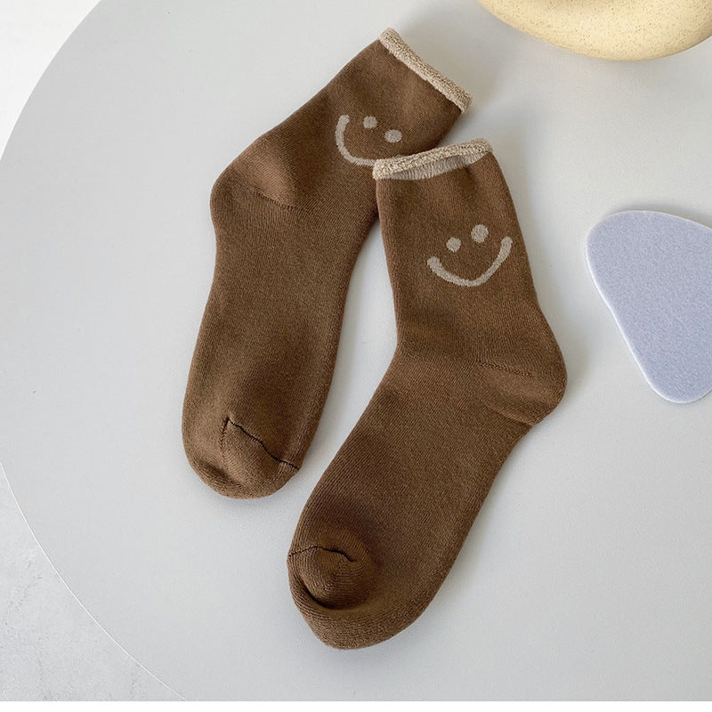 New Terry Curling Thickened Warm And Comfortable Cotton Socks