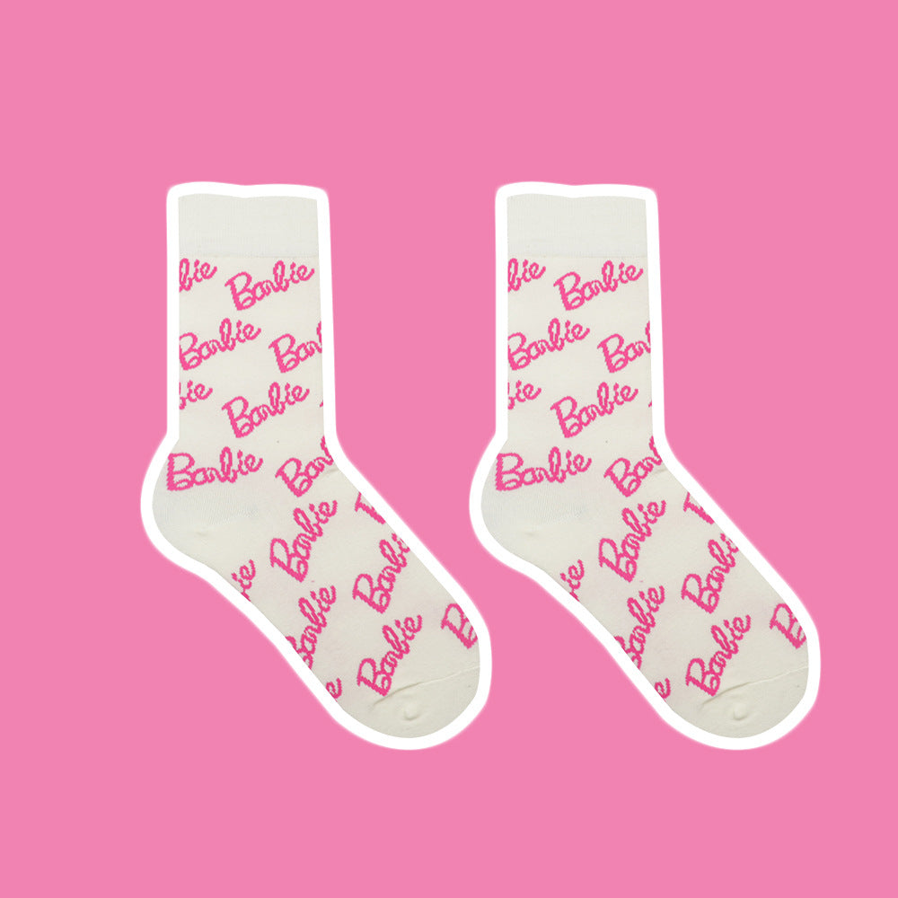 Women's Fashion Temperament Alphabet Socks
