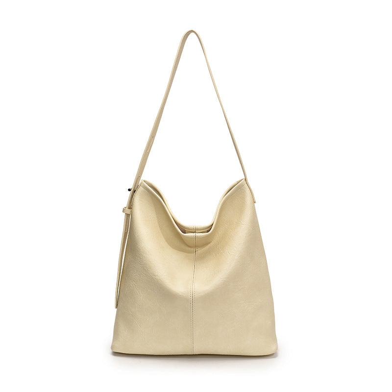 Leisure Shoulder Tote Bag Textured Large Capacity Bag