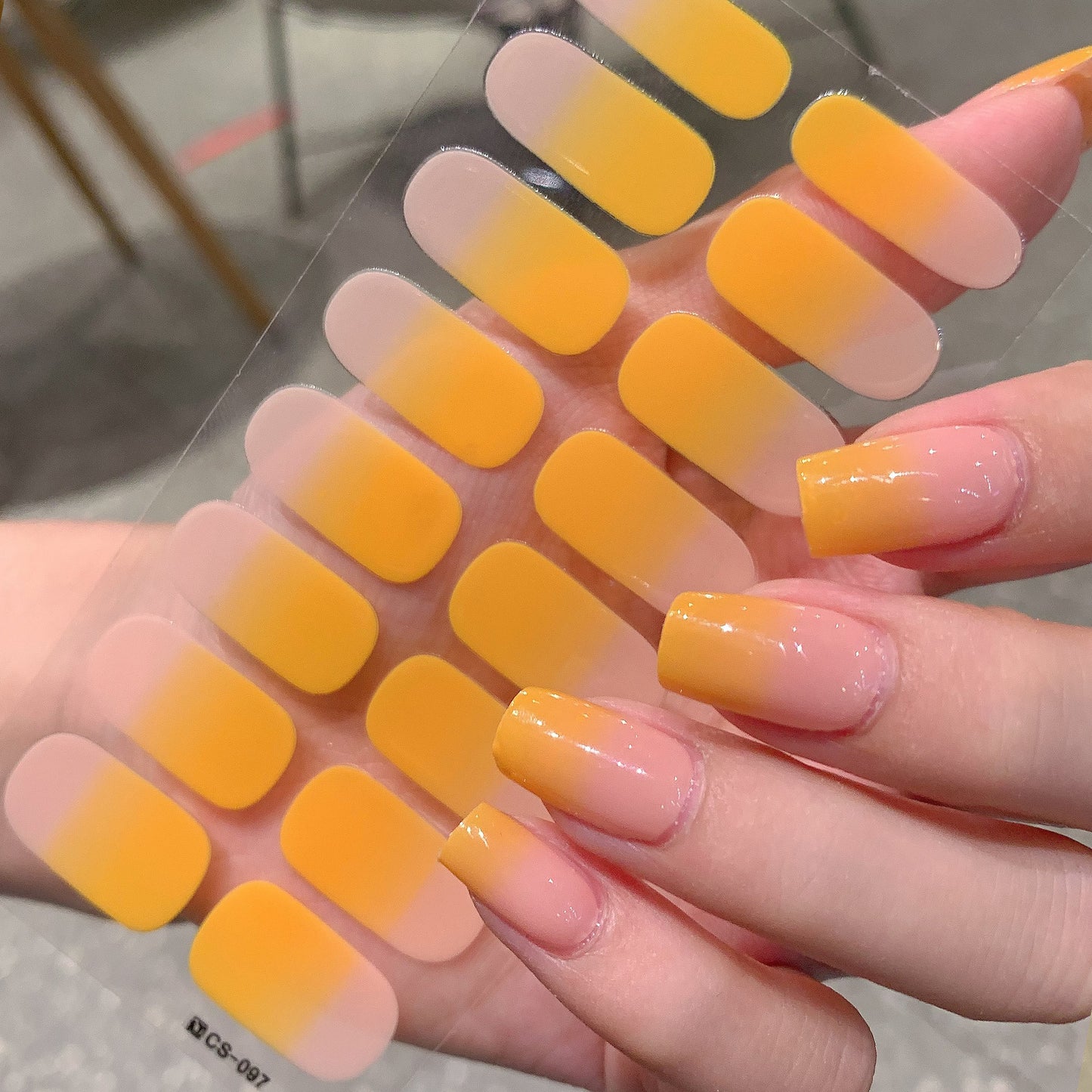 Gradient Color Nail Sticker Spring And Summer Comely Finger