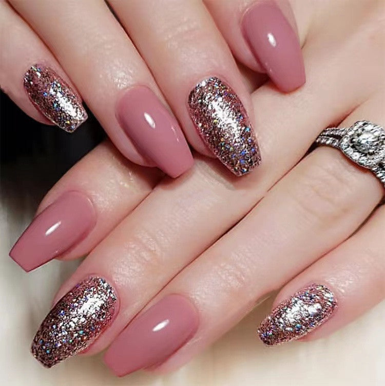 Removable Wear Nail Art Ballet A Fake Nail Patch