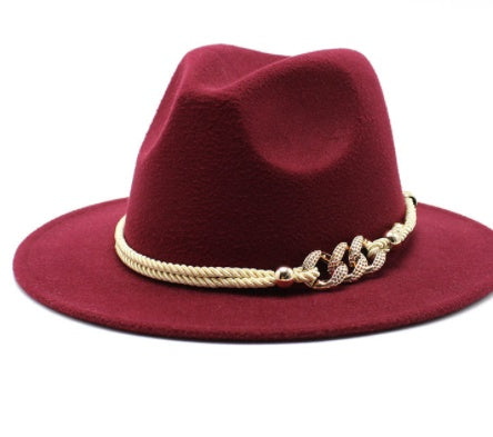 Women's Autumn And Winter British Style Jazz Hat