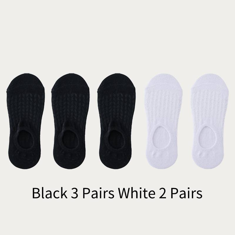 Women's Solid Color Mesh Invisible Socks