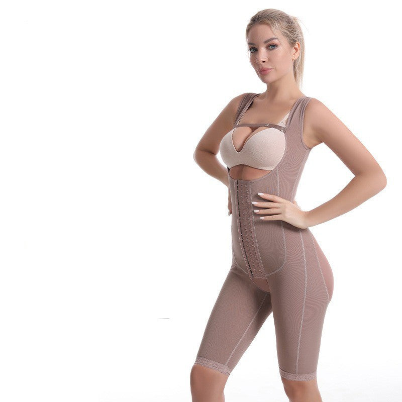Waist Girdling Belly Contraction Corset One-piece