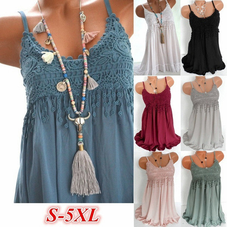 Lace Suspender Dress For Women In Seven Colors