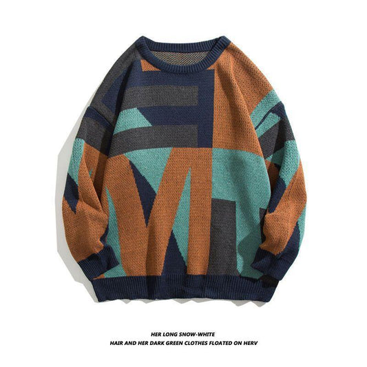 Loose Student Streetwear Couple Lazy Style Sweater