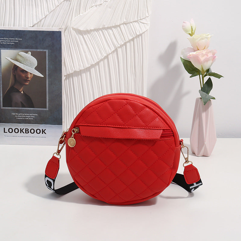 Women's Fashion Simple Solid Color Single Shoulder Crossbody Bag