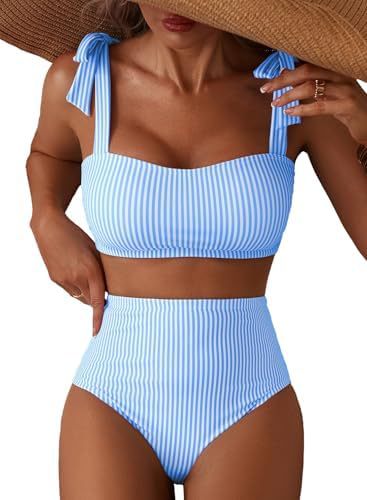 Women's Lace-up Two-Piece Bikini Set