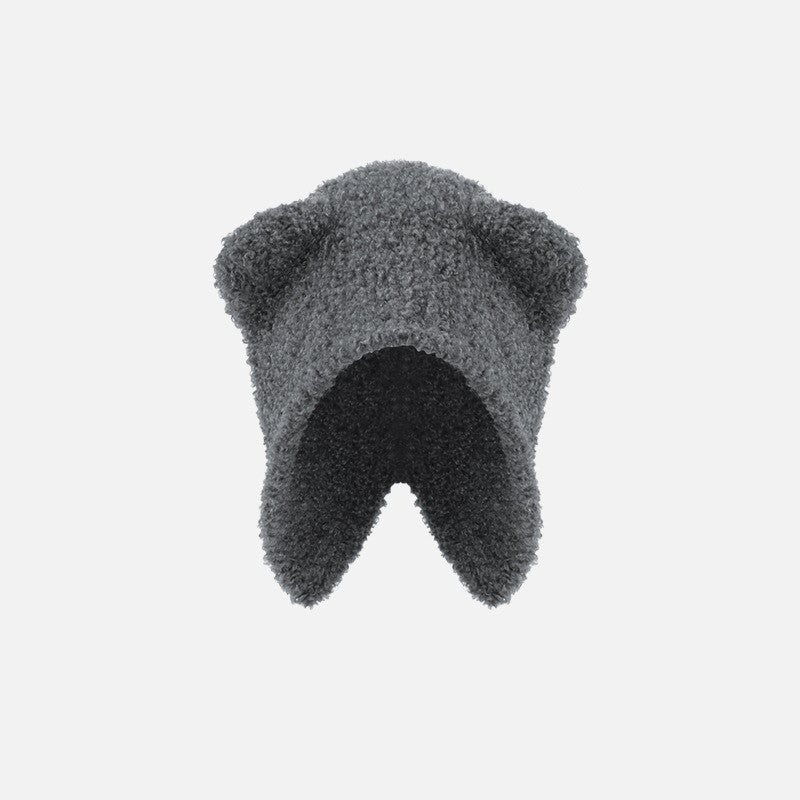 Women's Cute Trendy Plush Hat With Bear Ears