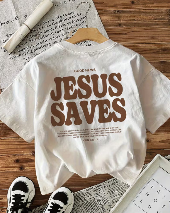 Printed Short-Sleeve Crewneck T-Shirt