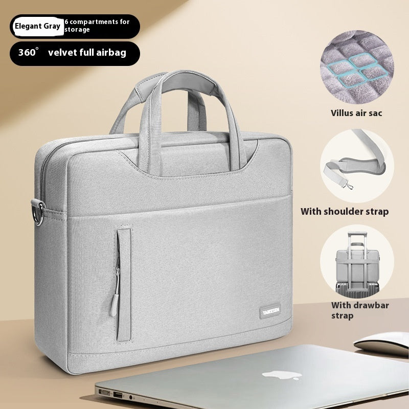 Women's Minimalist Solid Color Laptop Bag