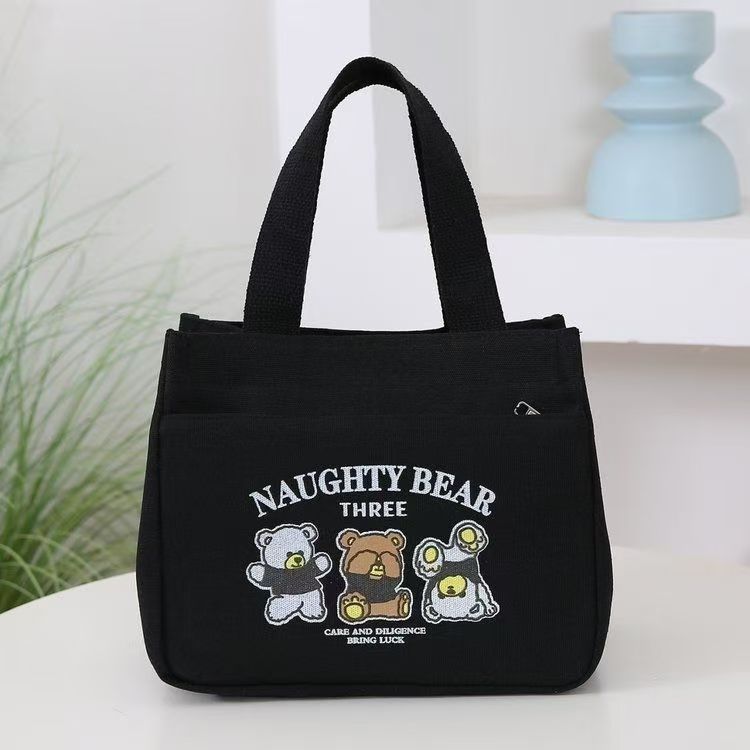 Canvas Handbag Carry Out Storage