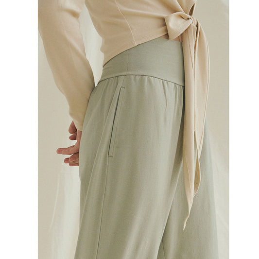 Yoga Loose Wide-leg Pants Can Be Tied