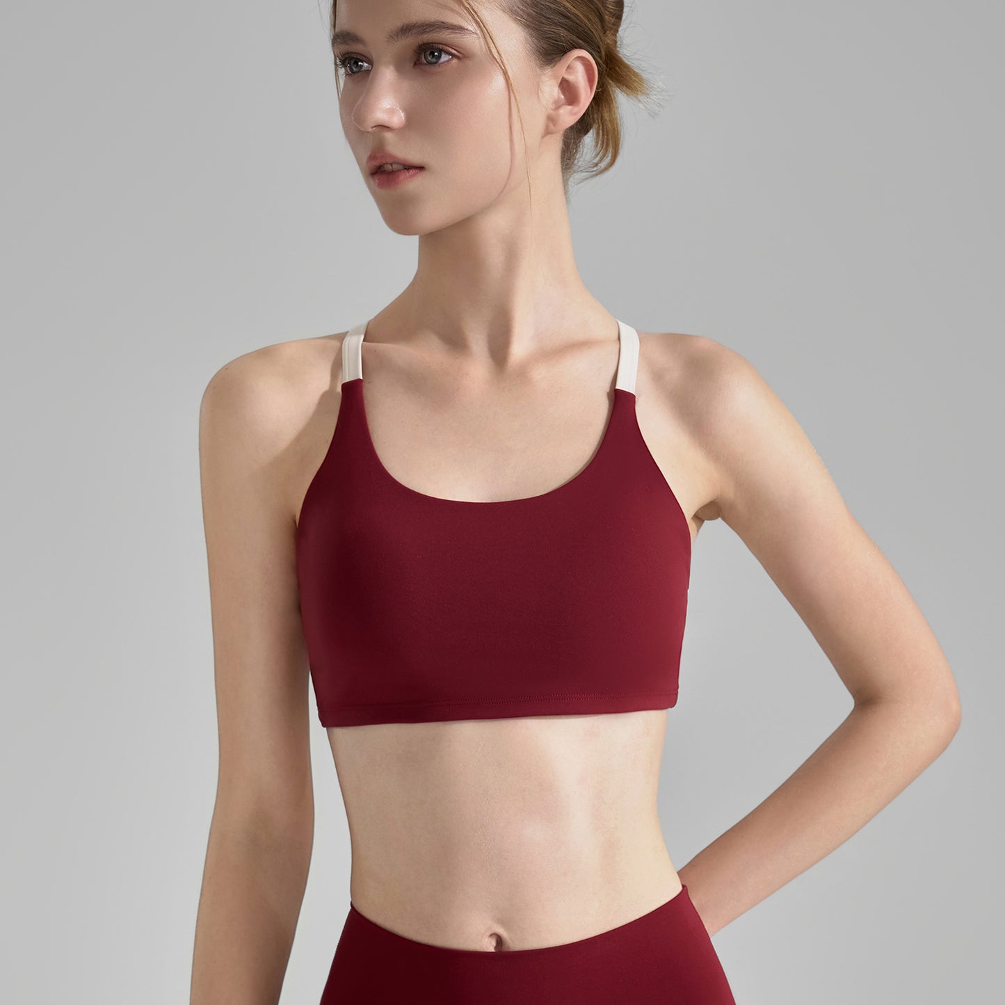 New Cross Back Short Fitness Shockproof Yoga Vest