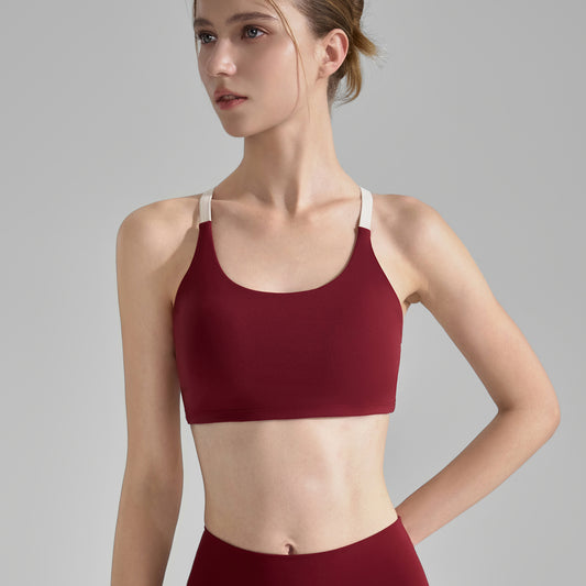 New Cross Back Short Fitness Shockproof Yoga Vest