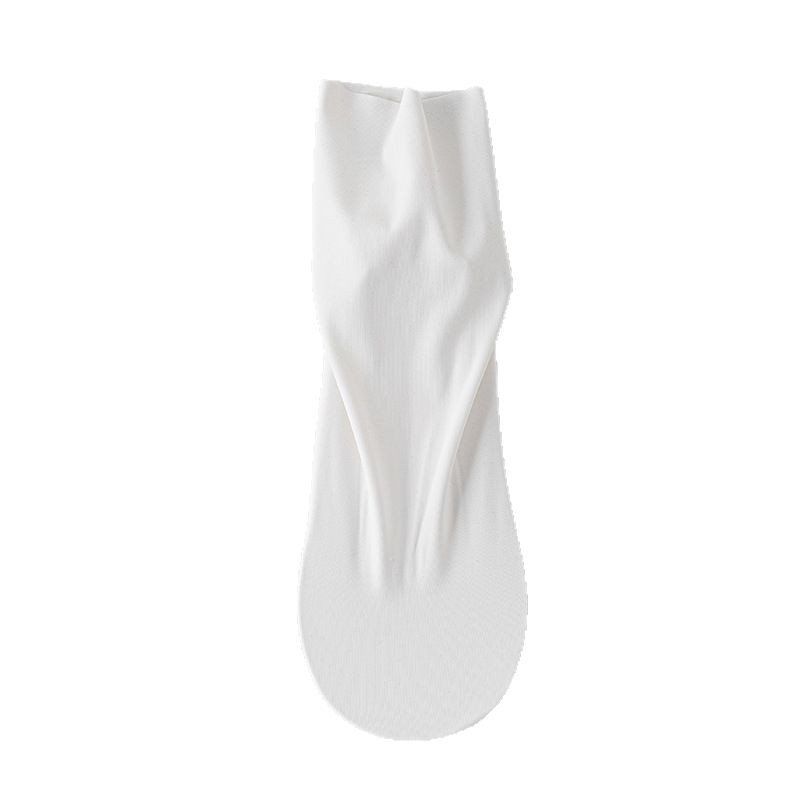 Couple Ice Silk Thigh High Socks Cotton Base Sweat-absorbent