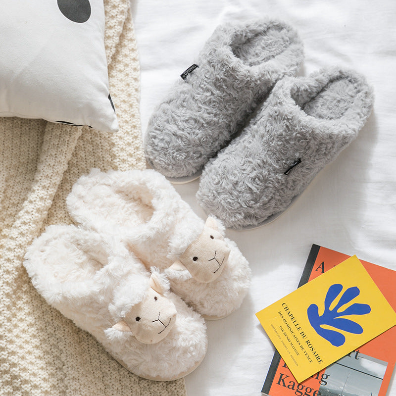 Cotton Slippers Home Home Indoor Warm Thick Bottom