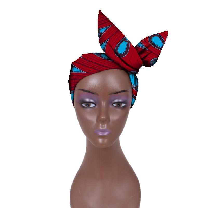 European And American Women's Batik Cloth Hair Band Ankara Fabric Hair Ring