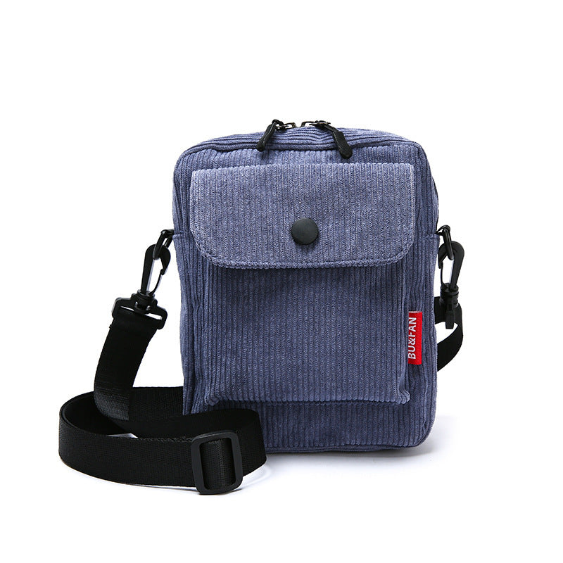 Mobile Phone Bag Corduroy Trend Messenger Small Backpack