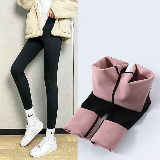 High Waisted Abdomen And Thickened Hip Leggings
