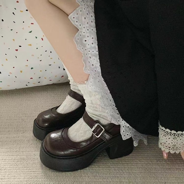 Women's Spring Low-cut Platform High Heels