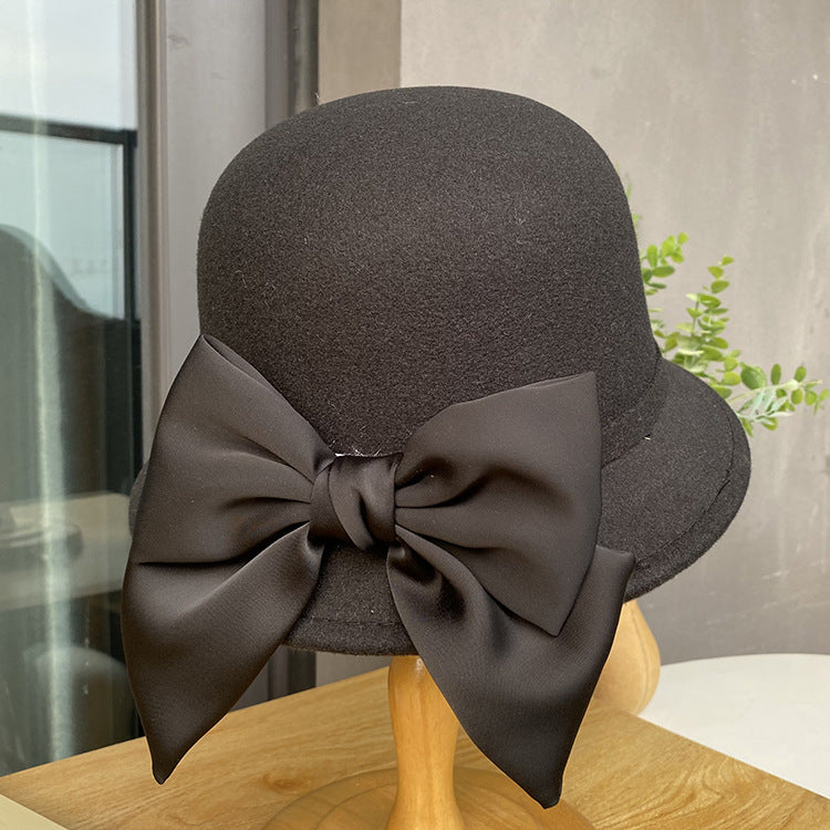 Autumn And Winter Dome Bucket Hat Ladies