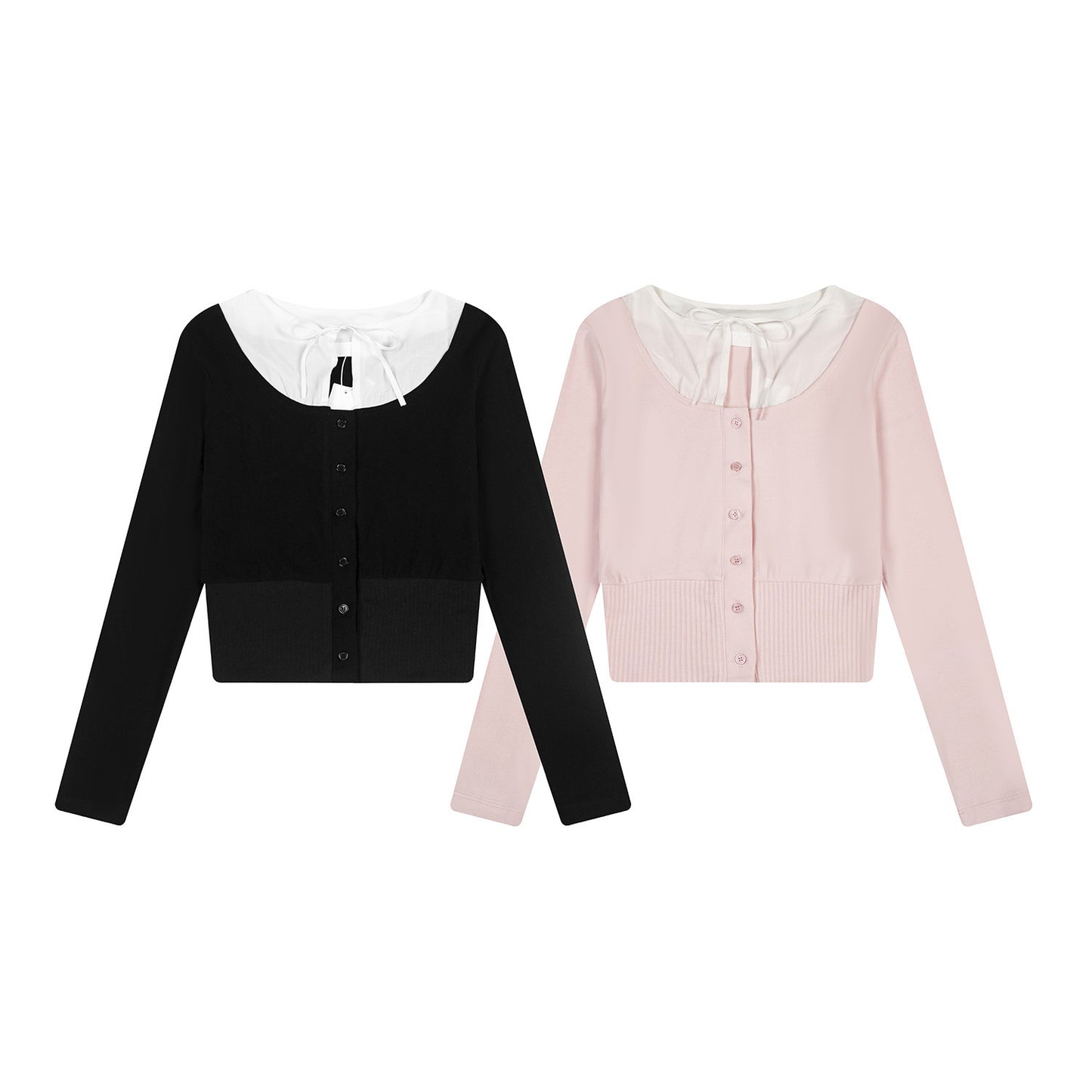 Women's Fashion Ruffled Slim-fit Long-sleeve T-shirt