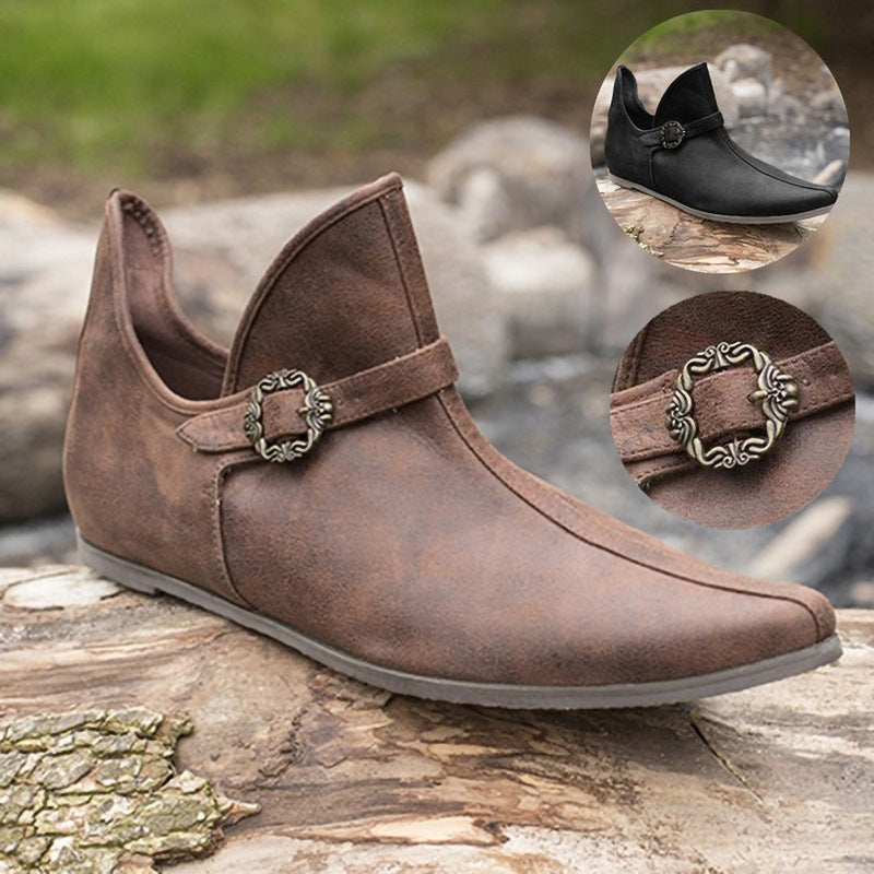 Women's Fashion Belt Buckle Ankle Boots