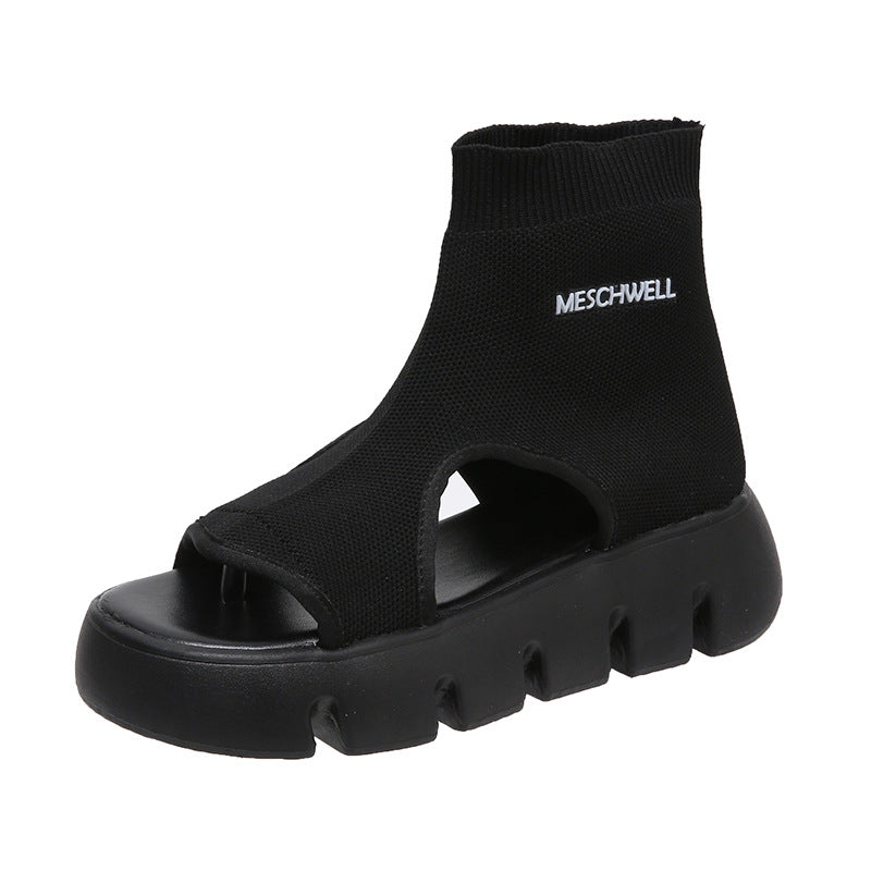 Women's Roma Flyknit Flip-On Platform Sandals