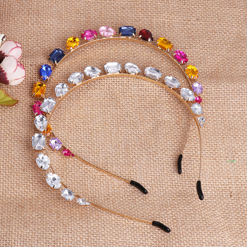 European And American Fashion Multicolor Headband Fashion Inlays