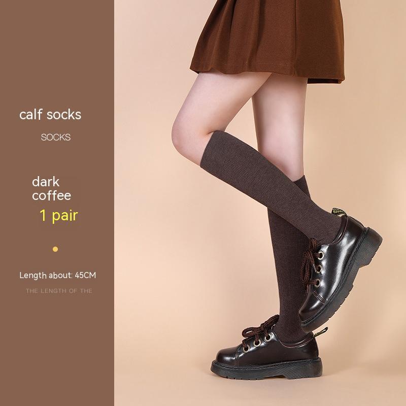 Women's Fashion Simple Overknee Long Boot Socks